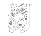 Jenn-Air JS42SEDUDW01 icemaker parts diagram