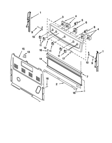 Control panel parts
