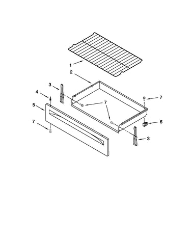 Drawer & broiler parts