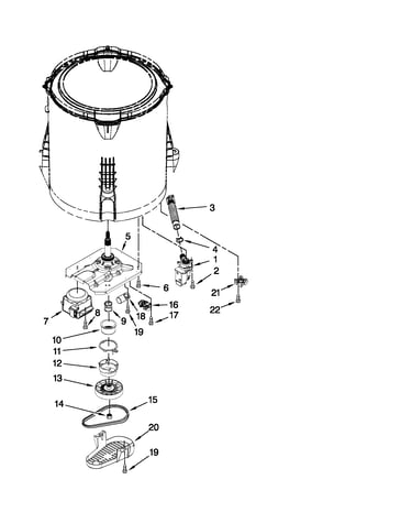 Gearcase, motor and pump parts