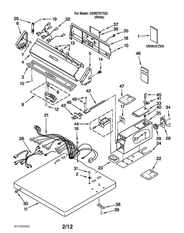 Top and console parts