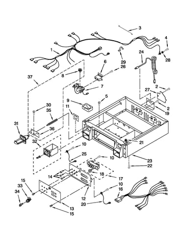 Control panel and separator parts