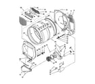 Whirlpool CSP2761TQ3 upper and lower bulkhead parts diagram