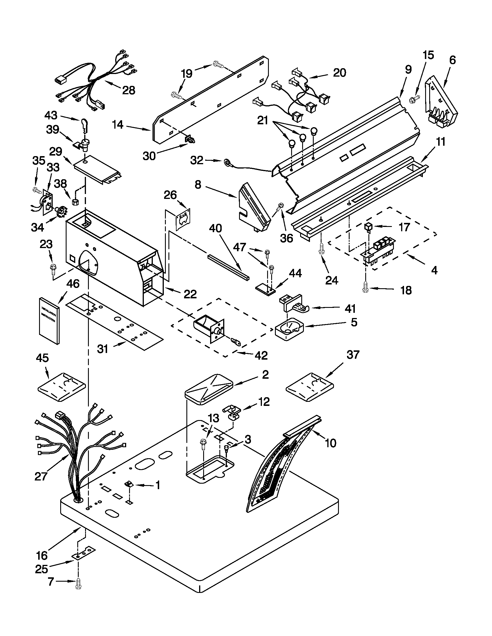 TOP AND CONSOLE PARTS