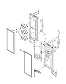 Refrigerator door parts