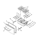 Freezer door parts