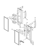 Refrigerator door parts