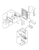 Dispenser front parts