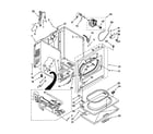 Whirlpool 1CWGD5700VW2 cabinet parts diagram