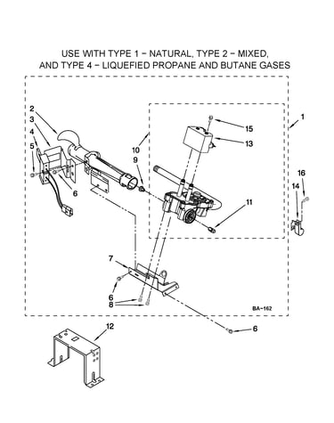 W10336852 burner assembly