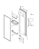 Refrigerator door parts
