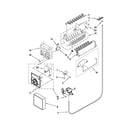 Whirlpool ED5KVEXVQ02 icemaker parts diagram