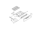 Maytag YMER8772WB0 drawer and rack parts diagram