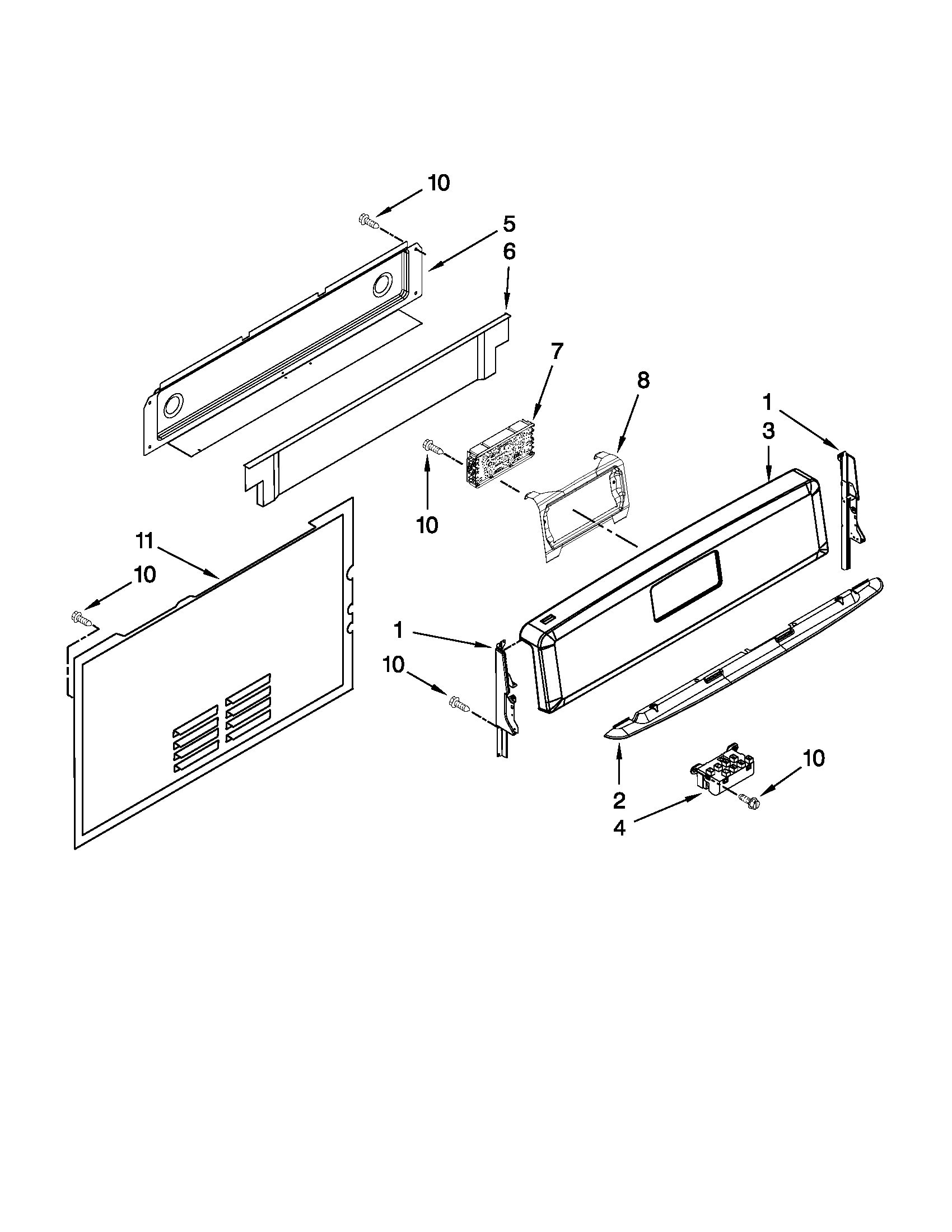 CONTROL PANEL PARTS