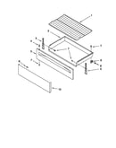 Drawer and rack parts