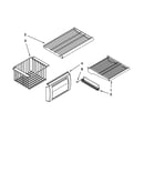 Freezer shelf parts