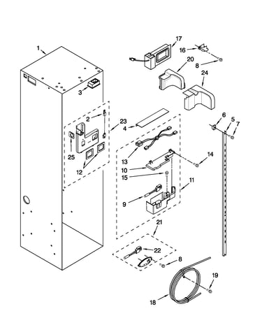 Refrigerator liner parts