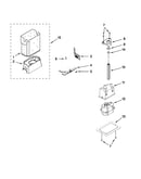 Motor and ice container parts