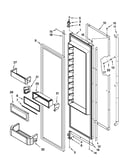 Refrigerator door parts