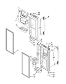 Refrigerator door parts