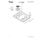 Whirlpool WFC110M0AW0 cooktop parts diagram