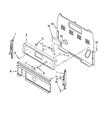Control panel parts