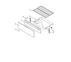 Whirlpool WFG510S0AW0 drawer & broiler parts diagram