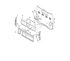 Whirlpool WFE510S0AB0 control panel parts diagram
