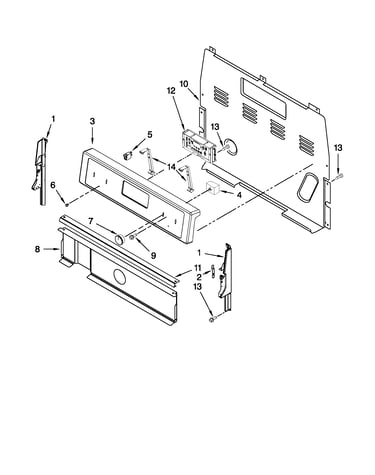 Control panel parts