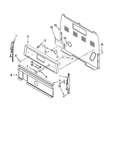 Control panel parts