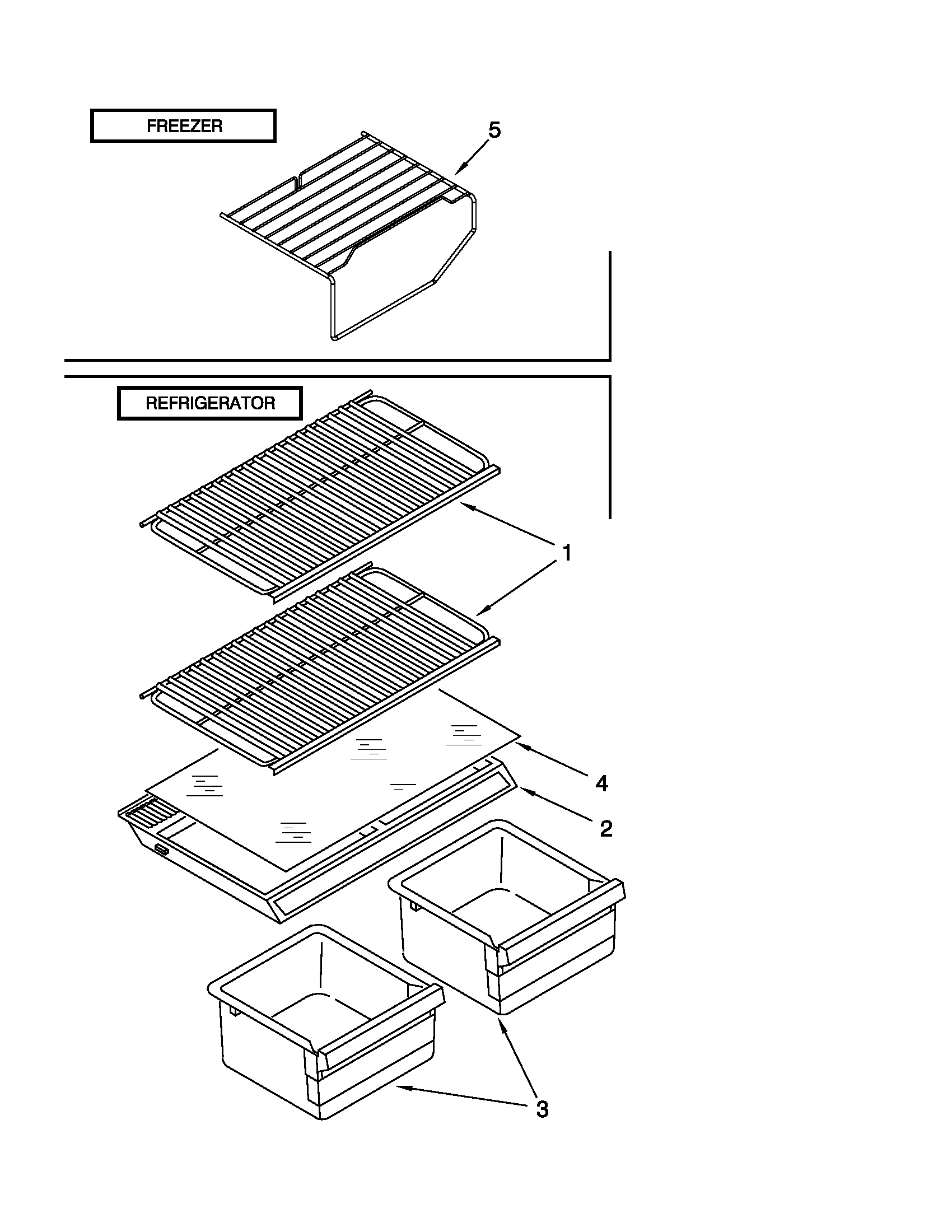 Shelf parts
