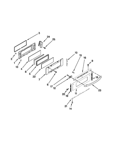 Upper door parts