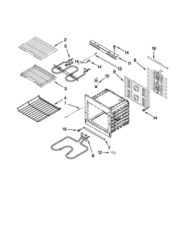 Internal oven parts