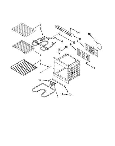 Internal oven parts