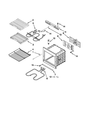 Internal oven parts