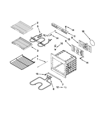 Internal oven parts