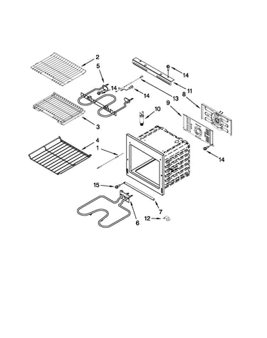 Internal oven parts
