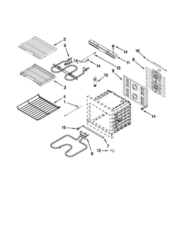 Internal oven parts