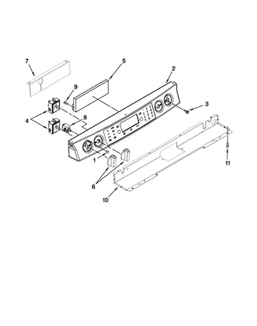 Control panel parts