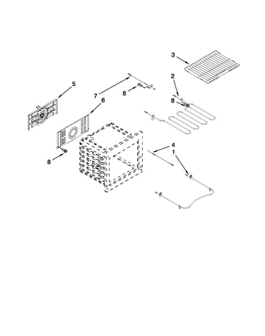 Internal oven parts