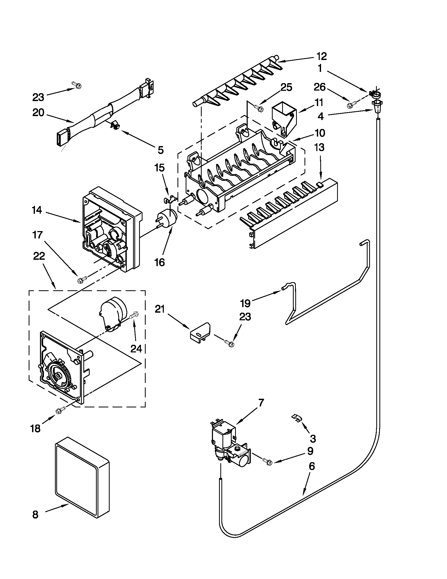 Icemaker parts