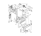 Amana NED4600YQ0 cabinet parts diagram
