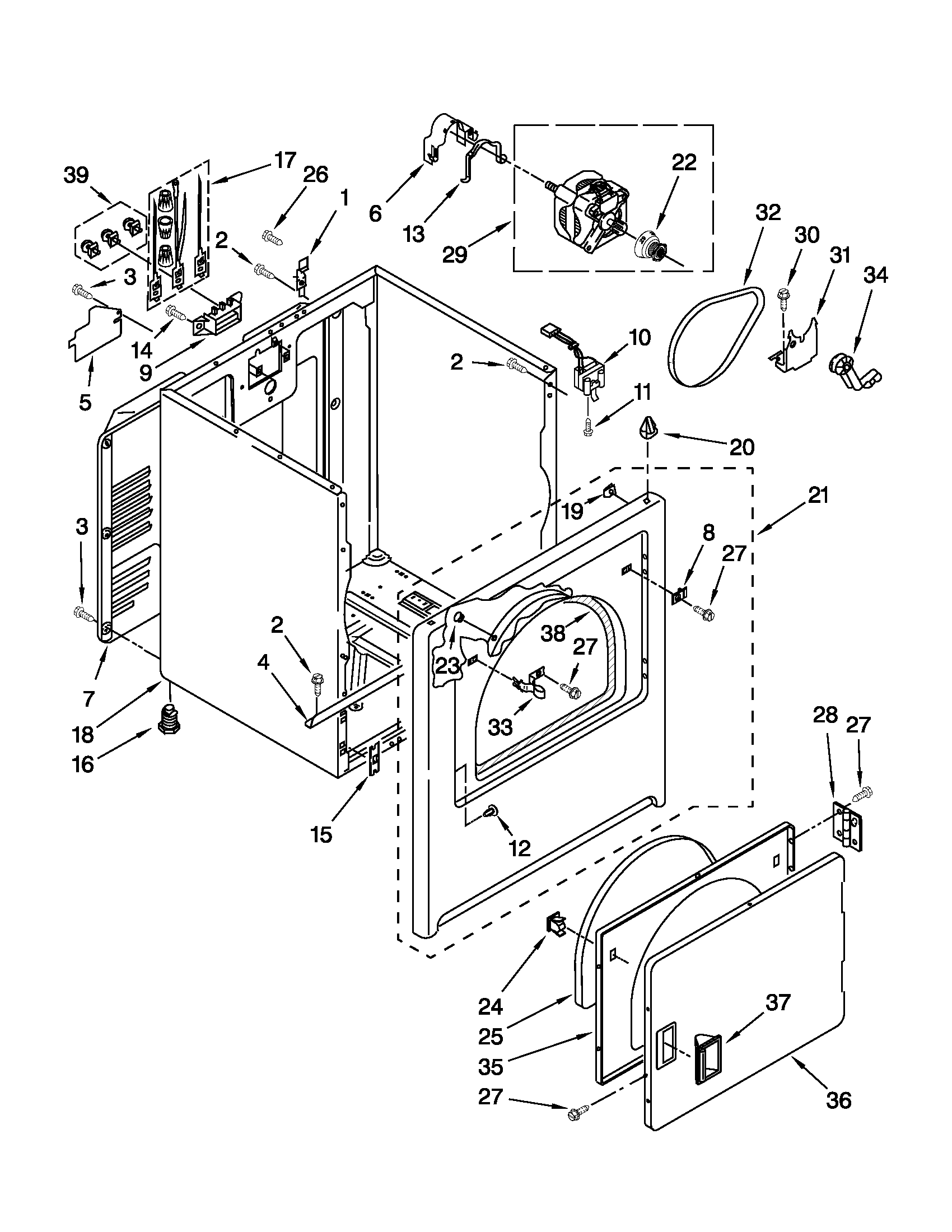 Cabinet parts