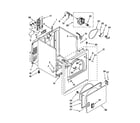 Amana NED4700YQ0 cabinet parts diagram