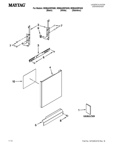 Door and panel parts