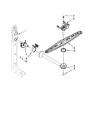 Upper wash and rinse parts