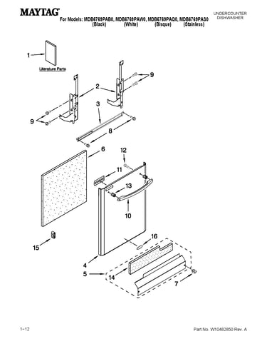 Door and panel parts