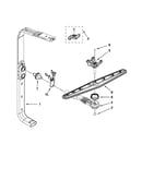 Upper wash and rinse parts