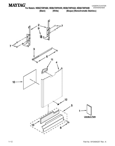 Door and panel parts