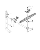 Upper wash and rinse parts